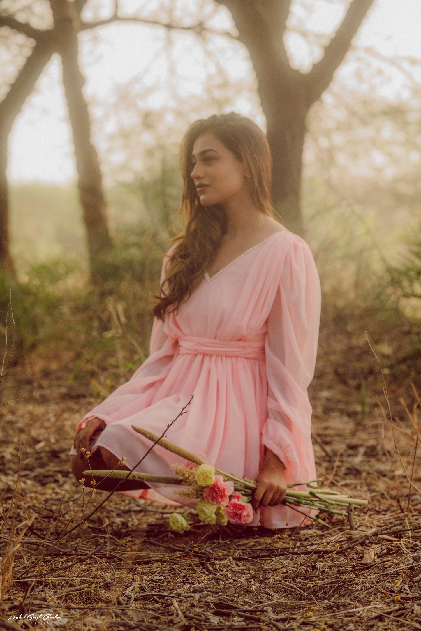 BABY PINK GEORGETTE DRESS