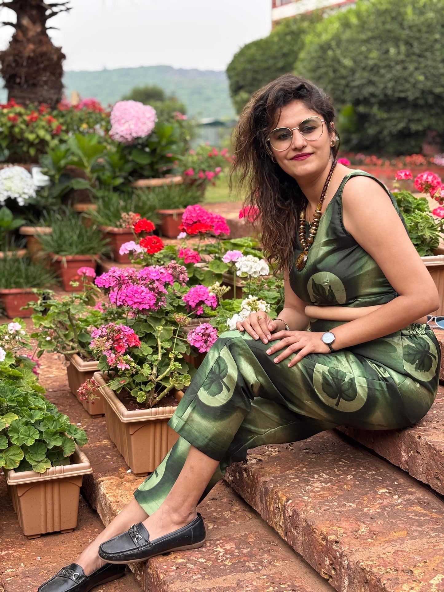 CO-ORD SET MADE OUT OF SAREE