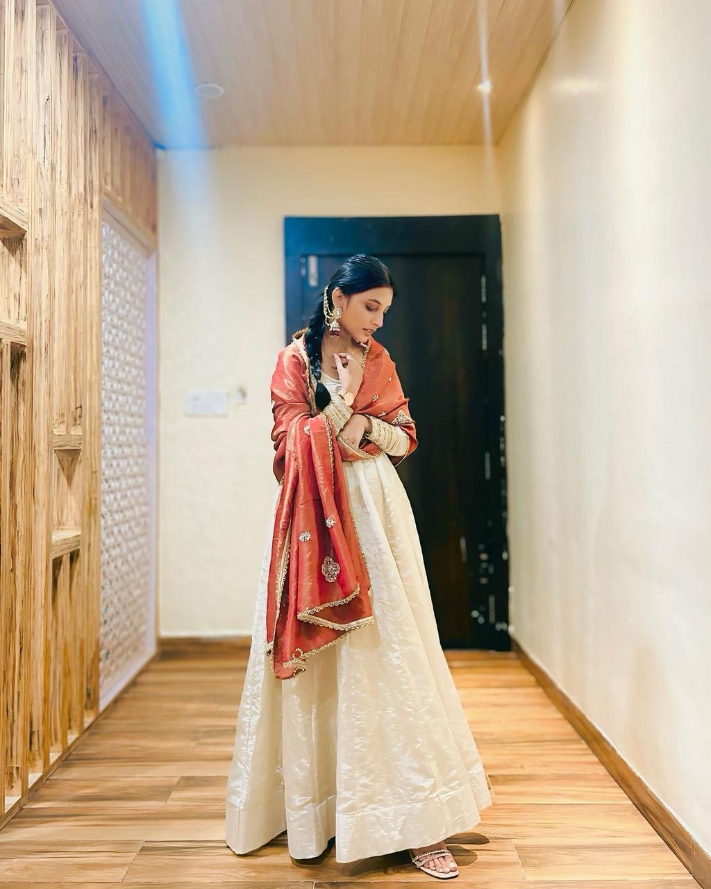 ORGANZA SILK ANARKALI