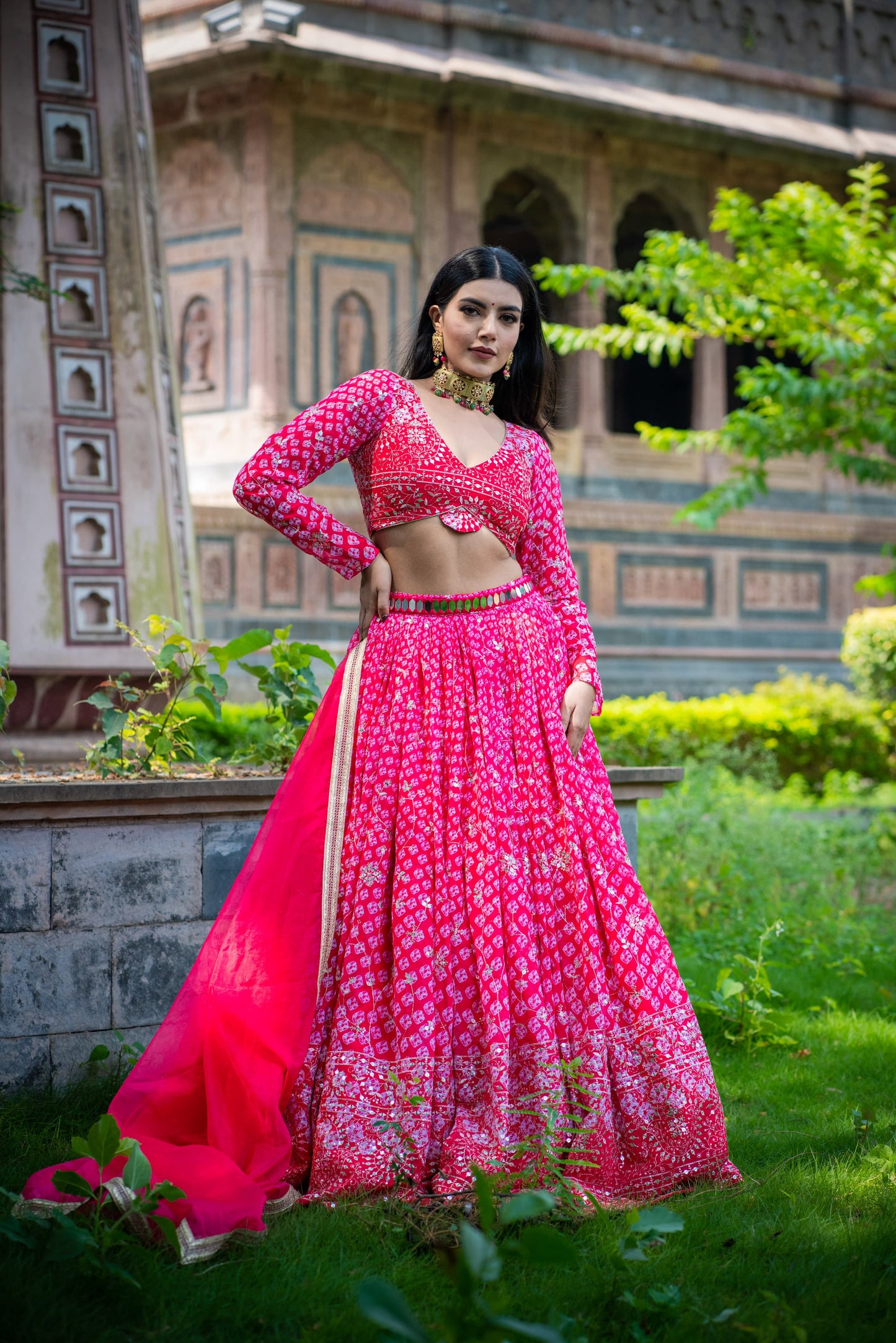 Sequin Work Lehenga