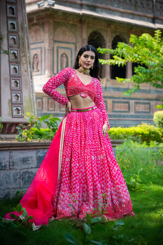 Sequin Work Lehenga
