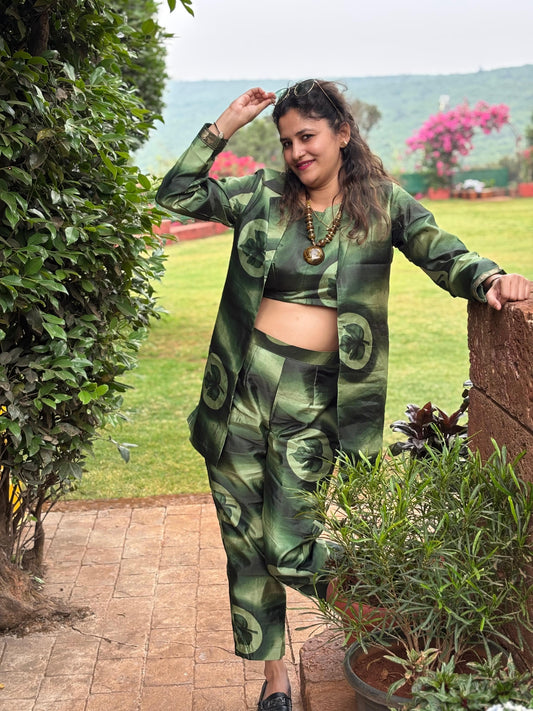 CO-ORD SET MADE OUT OF SAREE